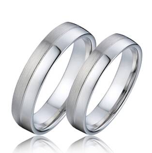 NSS3017 Snubní ocelové prsteny - pár