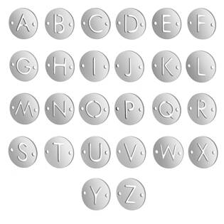 Ocelová komponenta - písmeno - iniciála