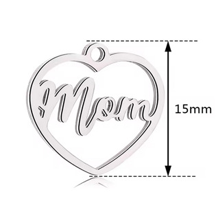Ocelová komponenta - Srdce Mom