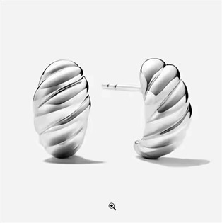 Ocelové náušnice boule