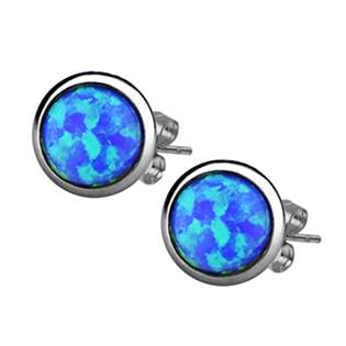 Ocelové náušnice, OPÁL