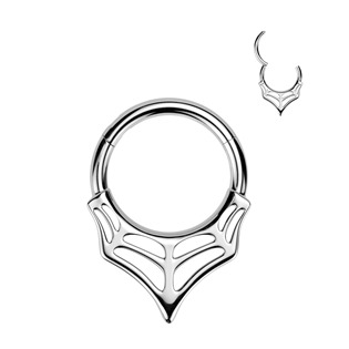 Ocelový kruh - helix / cartilage / septum piercing