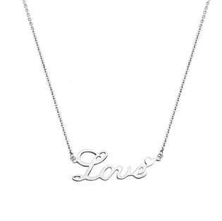 Ocelový náhrdelník "Love"