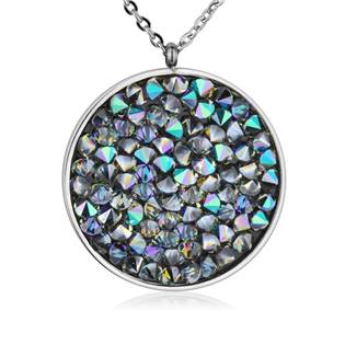 Ocelový náhrdelník s krystaly Crystals from Swarovski® PARADISE SHINE