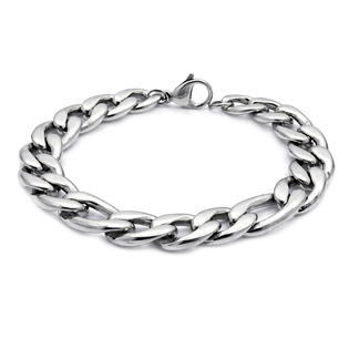 Ocelový náramek FIGARO š. 12 mm, délka 21 cm