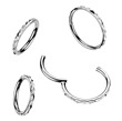 Piercing kruh segment 