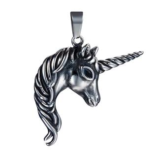 Ocelový přívěšek - jednorožec