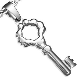 Ocelový přívěšek - klíč