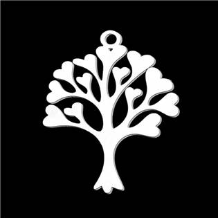 Ocelový přívěšek - strom života