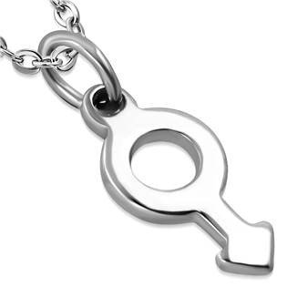 Ocelový přívěšek - symbol muž
