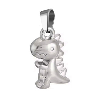 Ocelový přívěsek dinosaurus