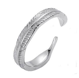 Ocelový prsten peříčko