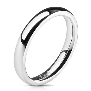 Ocelový prsten šíře 3 mm, vel. 60