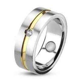 Ocelový prsten šíře 8 mm