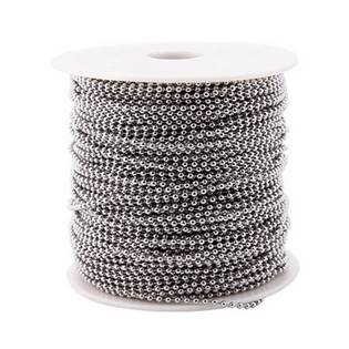 Ocelový řetěz kuličkový v metráži, tl. 1,5mm