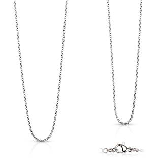 Ocelový řetízek délka 50 cm, šíře 2 mm