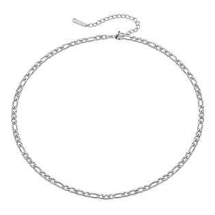 Ocelový řetízek figaro, tl. 4 mm, délka 45 cm + 5 cm