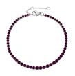 Tenisový štrasový náramek z oceli