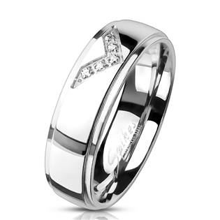 OPR0096 Dámský ocelový prsten