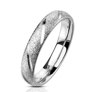 OPR1835 Dámský ocelový snubní prsten