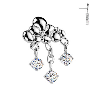 Ozdobná část k PUSH IN piercingu TITAN