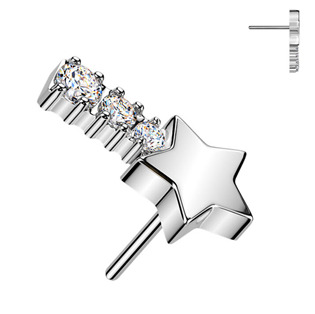 Ozdobná část k PUSH IN piercingu TITAN