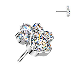 Ozdobná část k PUSH IN piercingu TITAN