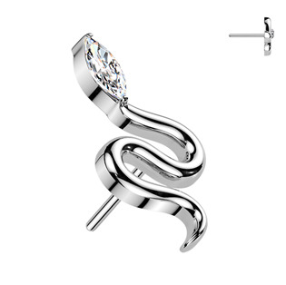 Ozdobná část k PUSH IN piercingu TITAN