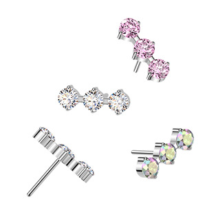 Ozdobná část k PUSH IN piercingu TITAN