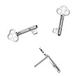 PUSH IN piercing náhradní ozdobná část 