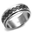 Ocelový prsten zebra