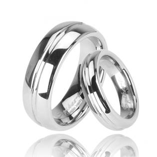 Pánský prsten wolfram, šíře 8 mm, vel. 70