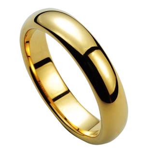 Pánský snubní prsten wolfram, šíře 6 mm