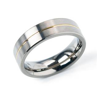 Pánský titanový snubní prsten BOCCIA® 0101-21