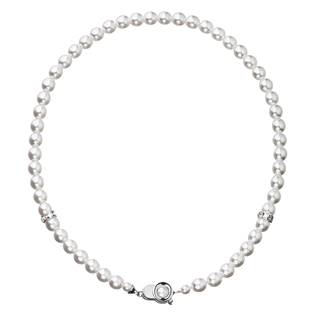 Perlový náhrdelník bílý 