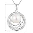 Stříbrný perlový přívěšek rozměry