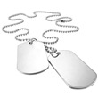 Vojenský známka dog tag military