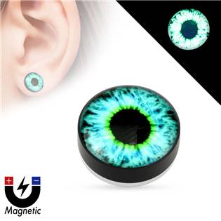 Piercing - magnetický plug do ucha, oko