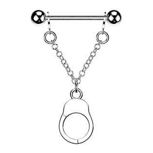 Piercing do bradavky "pouta"