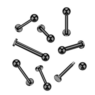 Piercing do brady - labreta černá