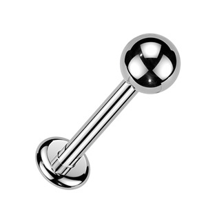 Piercing do brady - labreta s kuličkou TITAN
