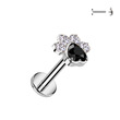 Titanová labreta piercing do brady TITAN