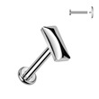 Piercing do brady labreta titan 