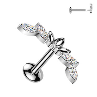 Piercing do brady - labreta TITAN