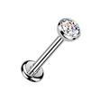 Titanová labreta piercing do brady TITAN