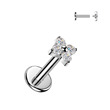 Titanová labreta piercing do brady TITAN 