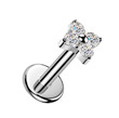 Titanová labreta piercing do brady TITAN