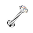 Titanová labreta piercing do brady TITAN