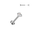 Titanová labreta piercing do brady TITAN 
