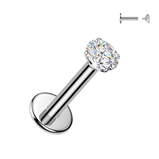 Piercing do brady - labreta TITAN Moissanit 0.11ct (3mm)
